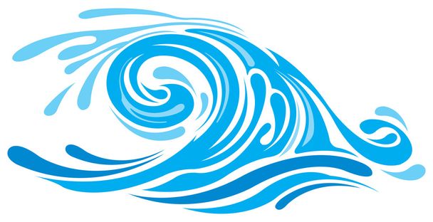 Okyanus dalgası - Vektör, Görsel