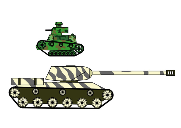 Panzer 8 - Vektor, Bild