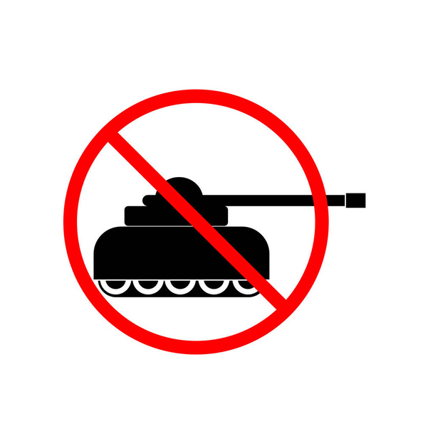 No war sign on white background.   illustration. - Photo, Image