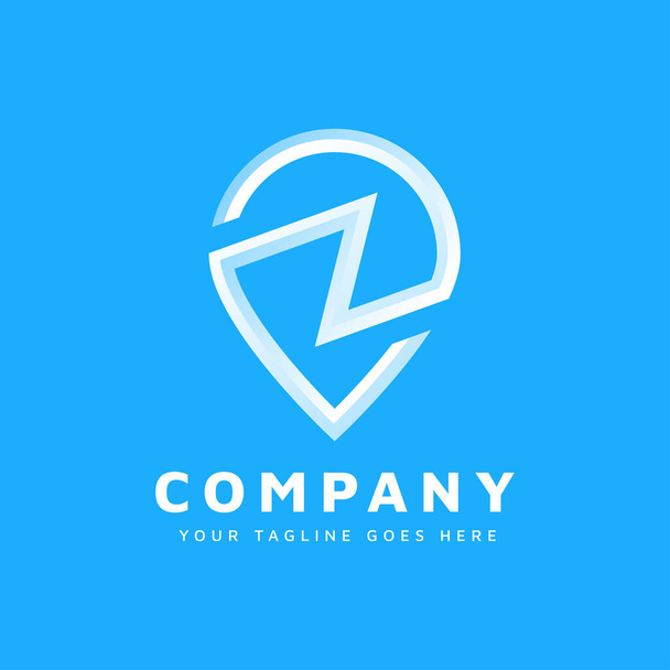 Z lettre emplacement logo - Vecteur, image
