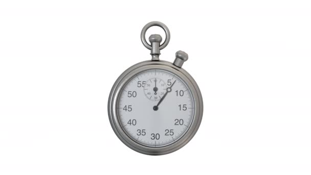 Reloj de tiempo viejo cronómetro. 30 segundos de tiempo. Vídeo animado 4k - Metraje, vídeo