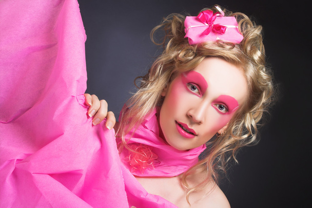 Woman in pink. - Valokuva, kuva