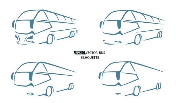 Автобусная иллюстрация
 - Вектор,изображение