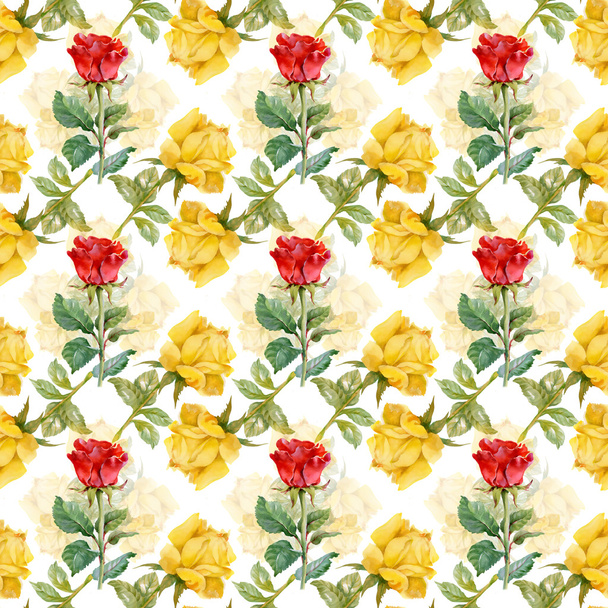 Floral seamless pattern - Fotoğraf, Görsel