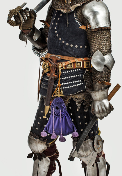 Knight with weapon - Foto, Imagen