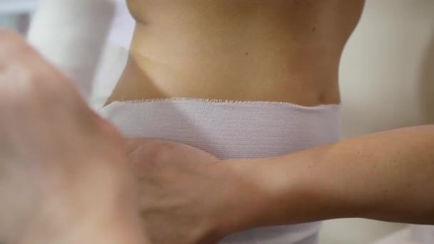Body wrap procedure - Footage, Video