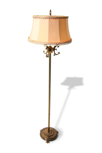 Standard lamp isolated retro - Photo, Image