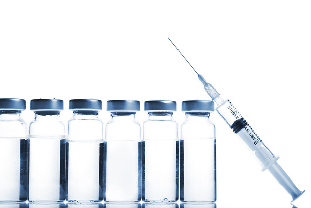 Vials and Syringe - Foto, Imagen
