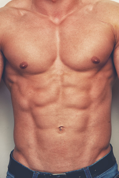 Muscle man body - Фото, изображение