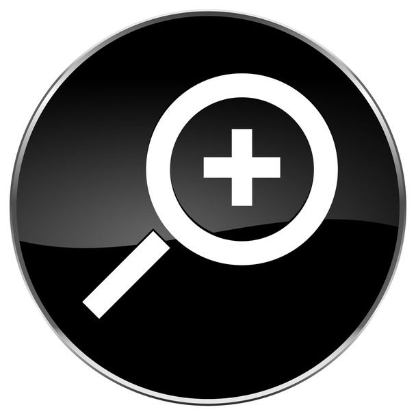 Magnifying Glass Icon - Vector, Image