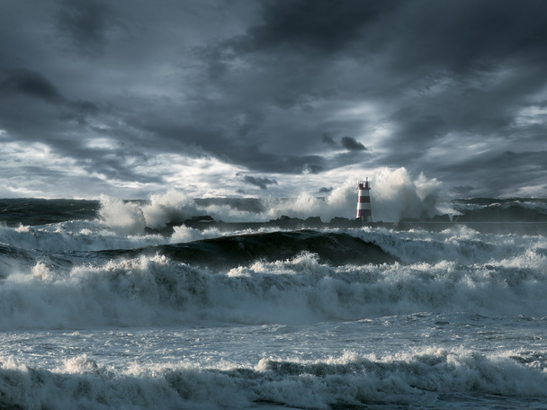 大西洋の嵐 - 写真・画像