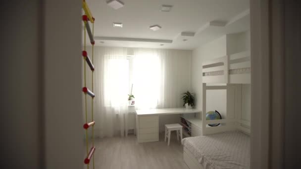 No people overview of room, childrens room overview. - Záběry, video