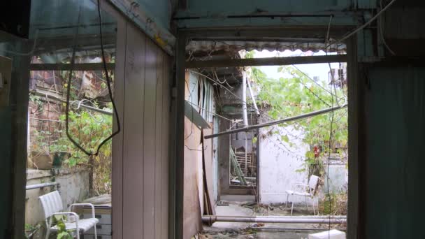 Armut in Hongkongs verlassenen Wohnvierteln - Filmmaterial, Video