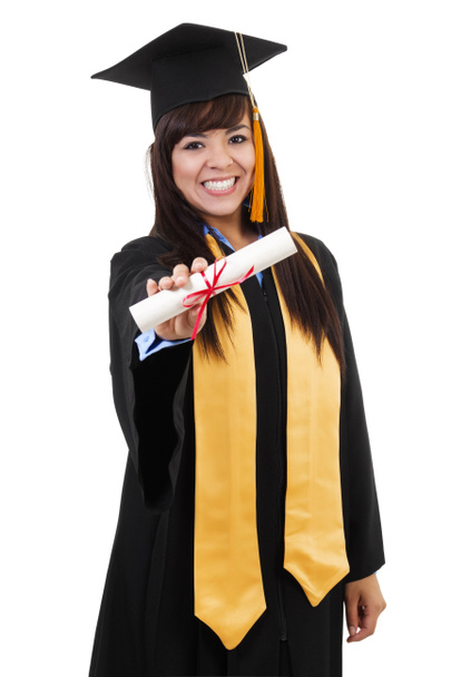 szczęśliwy absolwent - Zdjęcie, obraz