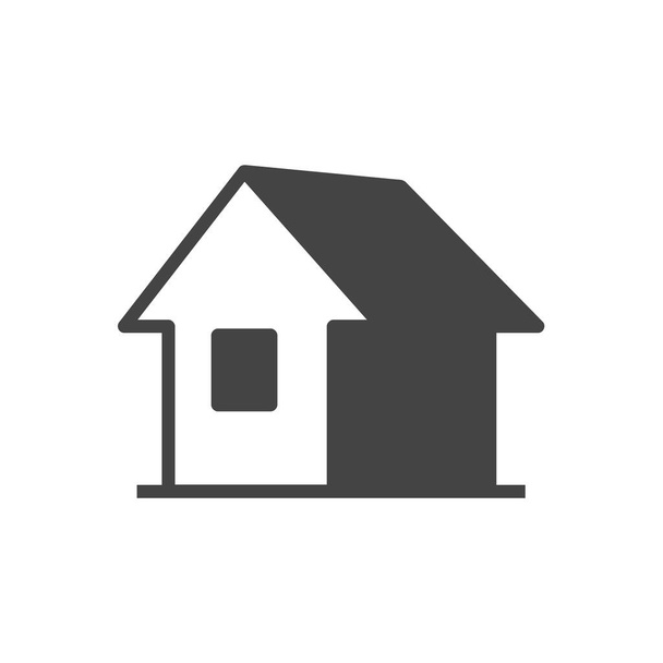 απεικόνιση ενός μικρού σπιτιού με παράθυρο - Διάνυσμα, εικόνα