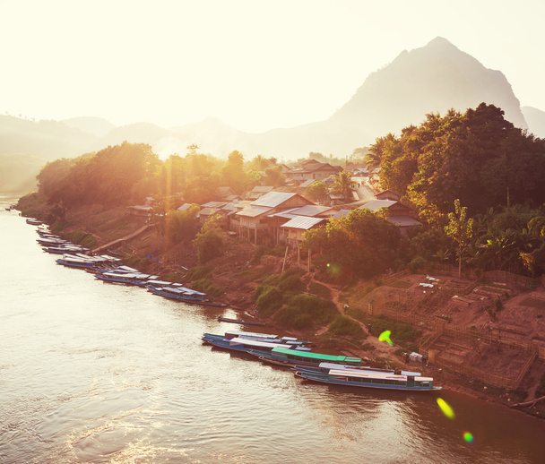 řeka v Laosu - Fotografie, Obrázek