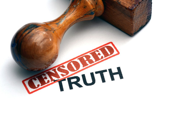 gecensureerde waarheid - Foto, afbeelding