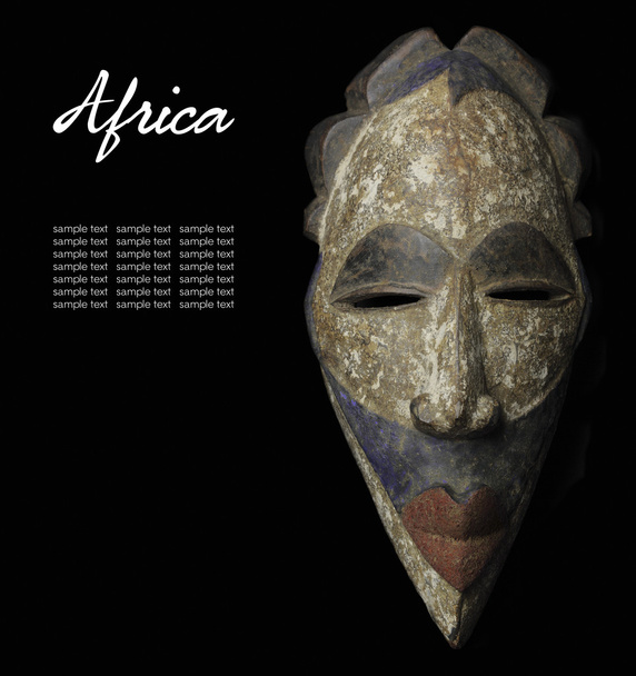 Afrikanische Maske - Foto, Bild