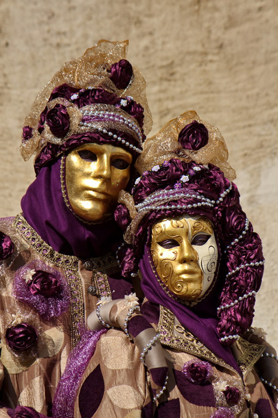 βενετσιάνικου καρναβαλιού σε Άννεσι, Γαλλία - Φωτογραφία, εικόνα