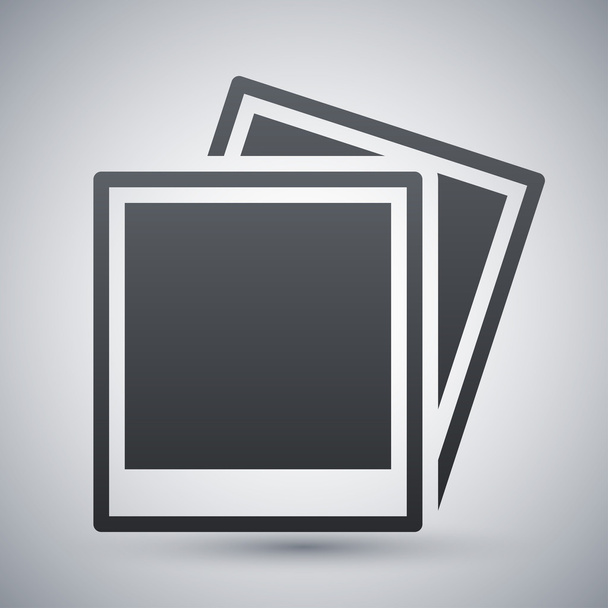 Photo cards icon - Vector, Image