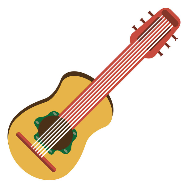 instrumento de guitarra musical - Vector, imagen