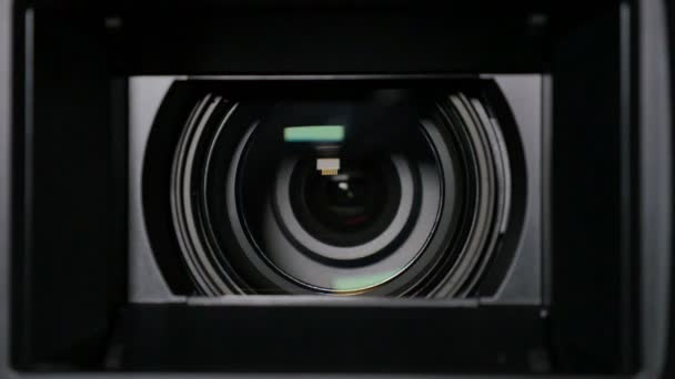 Detalhe da lente de zoom
 - Filmagem, Vídeo