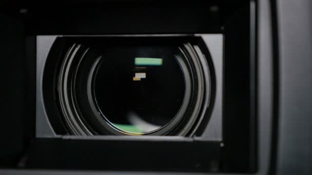 Detalhe da lente de zoom
 - Filmagem, Vídeo