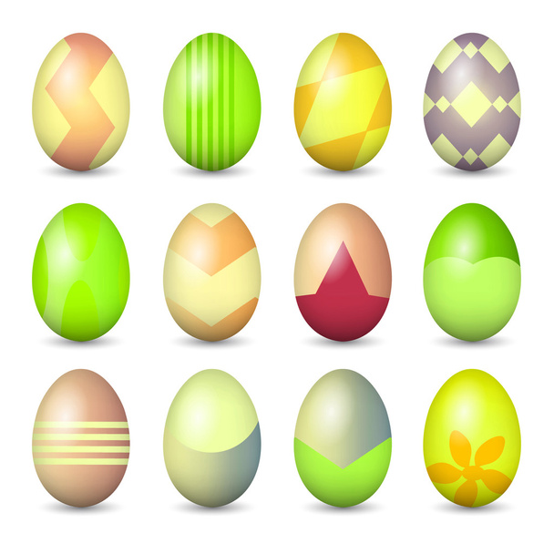 Easter eggs set - 写真・画像