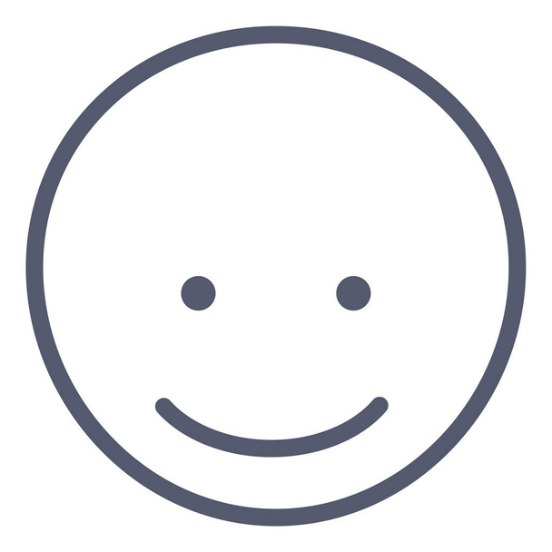 ícone de emoji de vista superior, ilustração vetorial isolada no fundo branco  - Vetor, Imagem