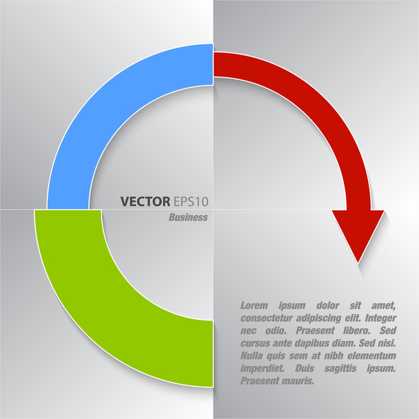 Business report - Vektor, kép