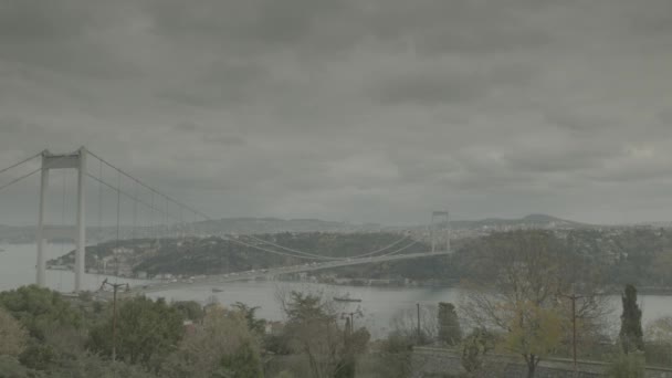 Міст Босфор і дорожній рух - Кадри, відео