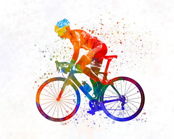 Mulher triatlo ciclismo 01 - Foto, Imagem