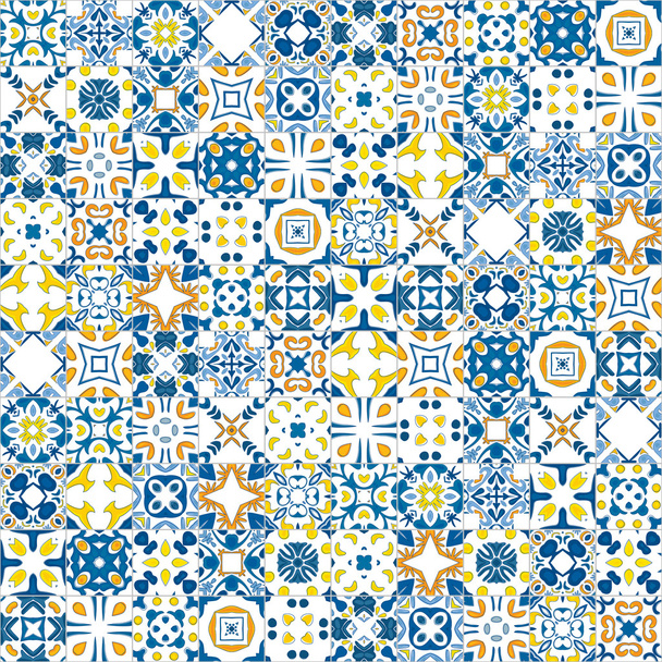 Portuguese tiles - Vektor, kép