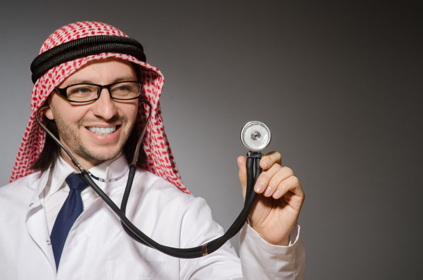 śmieszne arabski lekarz - Zdjęcie, obraz