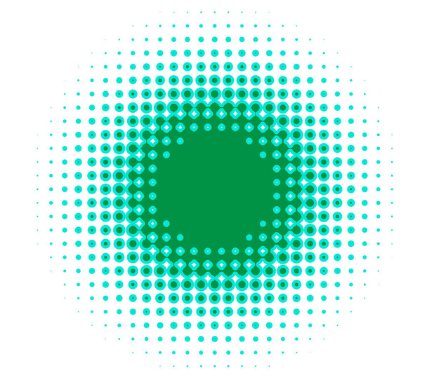 Halftone element. Dots, circles, speckles and freckles vector illustration - Vektor, kép