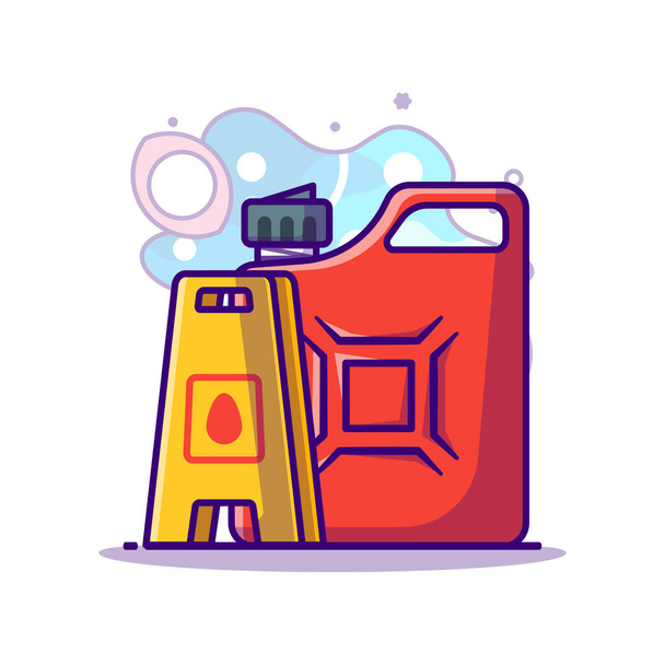 vector illustration of jerry cans Oil - Vector, Image