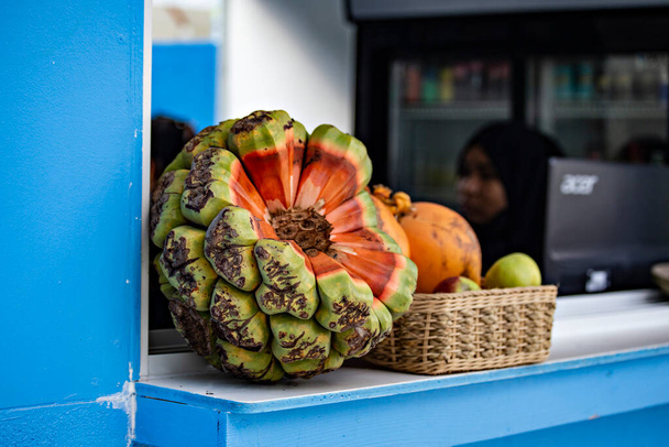 Εξωτικά φρούτα, κατάστημα φρούτων, μπαρ χυμών στις Μαλδίβες - Φωτογραφία, εικόνα