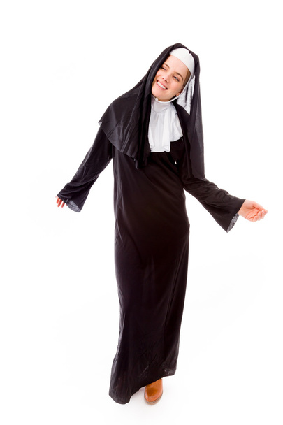 Nun with arm outstretched - Photo, Image
