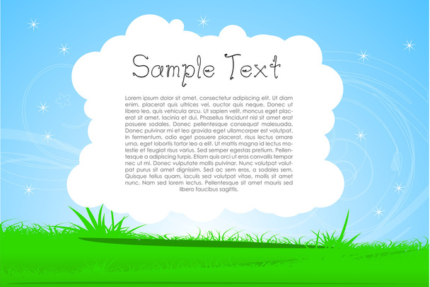 Nature card with sample text - Photo, Image