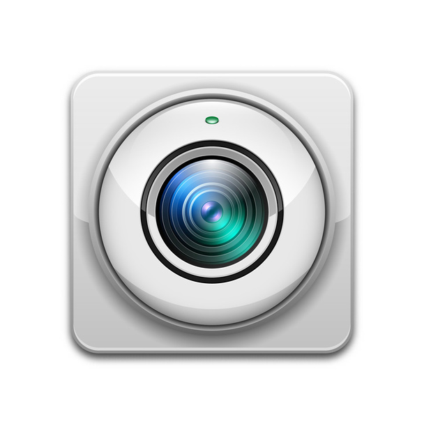 Vector web camera icon - Vector, Image