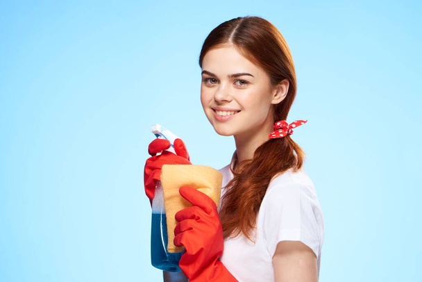 funny cleaning lady cleaning supplies housework lifestyle - 写真・画像