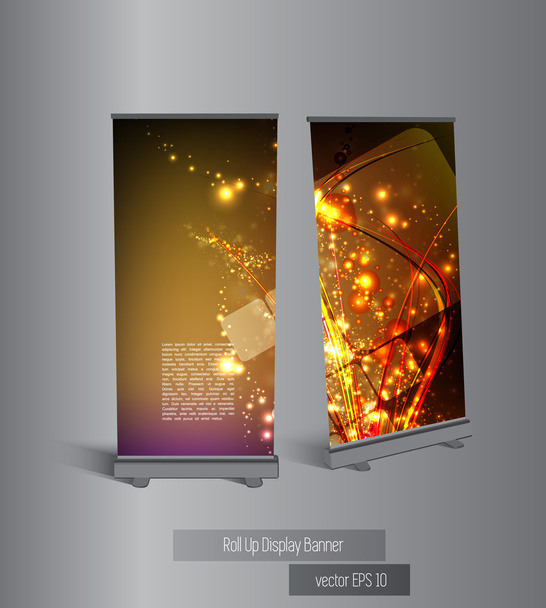 Banner stand display - Vector, Image