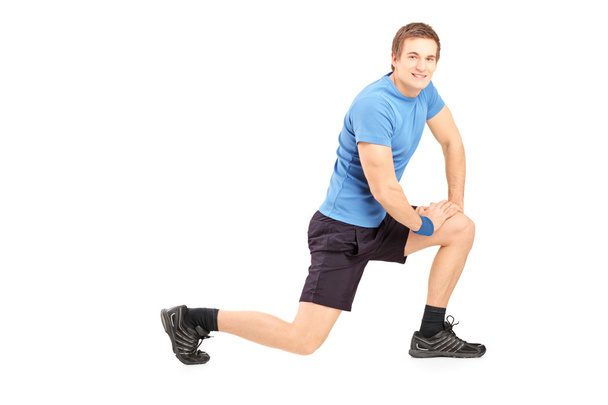 Young fit man exercising - Photo, image
