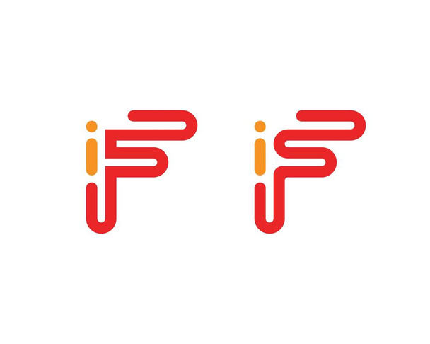 F písmeno Logo firmy šablona vektorové ikony - Vektor, obrázek