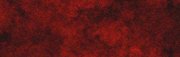 deep dark black red impressive abstract background with clouds, paint spots, volume and depth effect, with watercolor effect - Foto, afbeelding