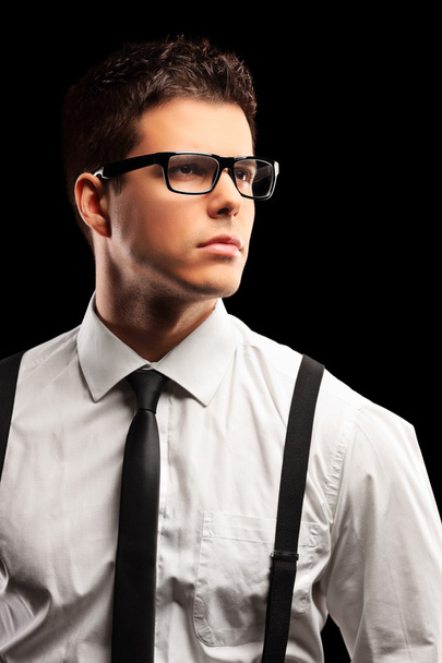 Fashionable young man with tie - Photo, image