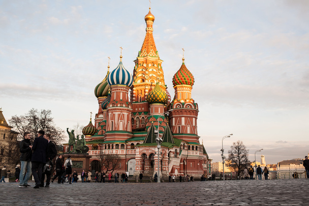 az orosz tőke moszkvai Kreml vár közepén - Fotó, kép