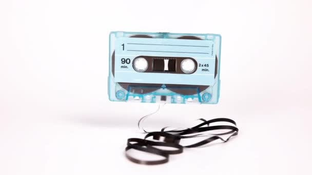 Stop motion of cassette moving and dancing - Footage, Video