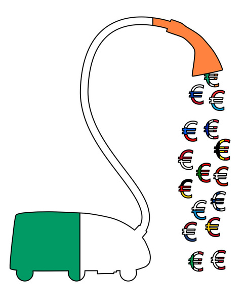 Irish Euro vacuum cleaner - Photo, Image