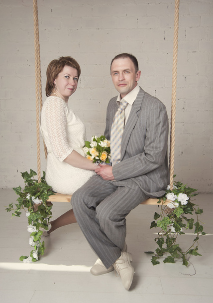 Bride and bridegroom - Fotoğraf, Görsel